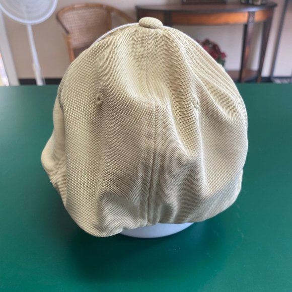 Tan White MLB Minnesota Twins Flex Fit Augusta Sportswear Baseball Hat Size S-M - Picture 4 of 6